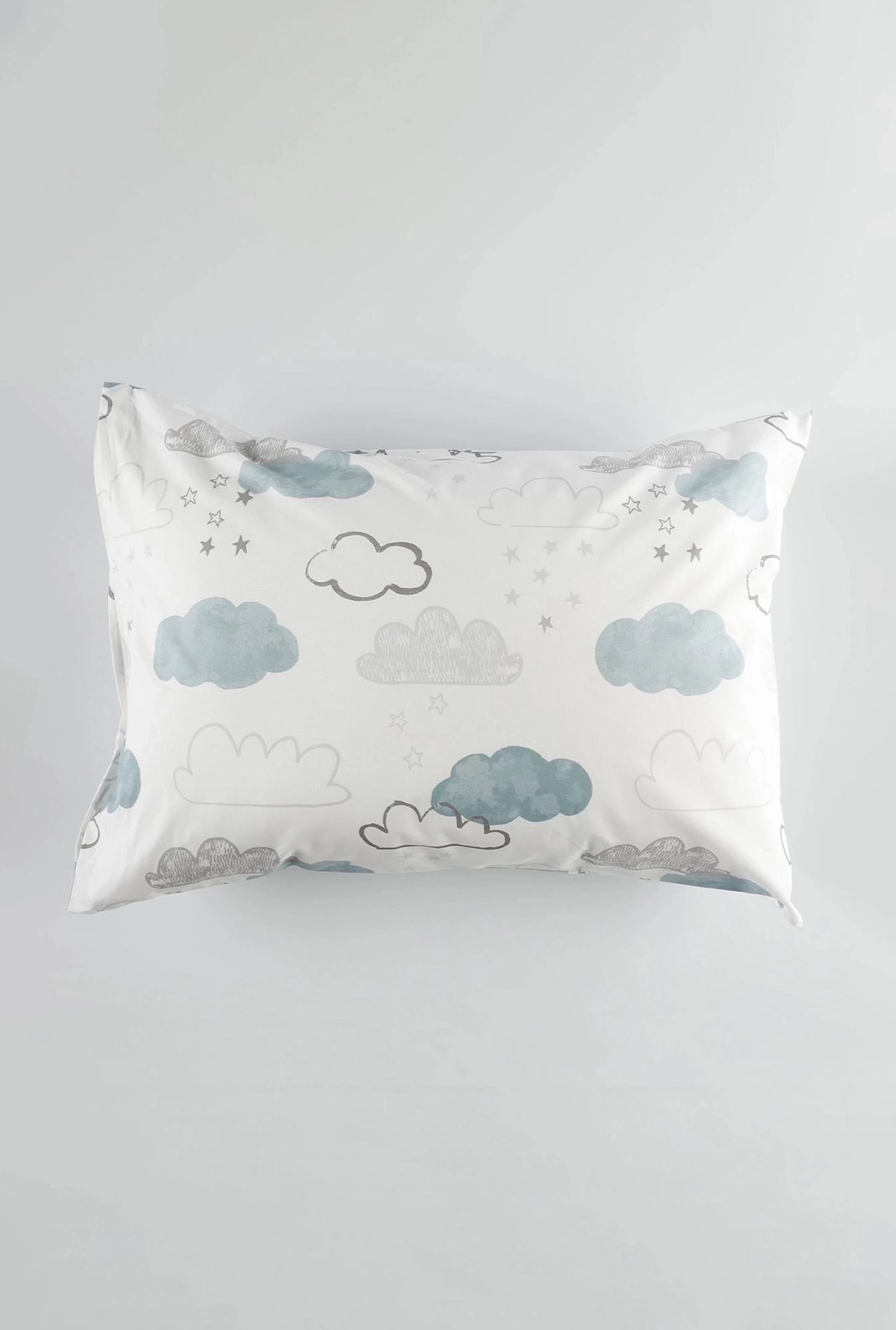 Jastučnica pamučni šifon plavi oblaci 1296