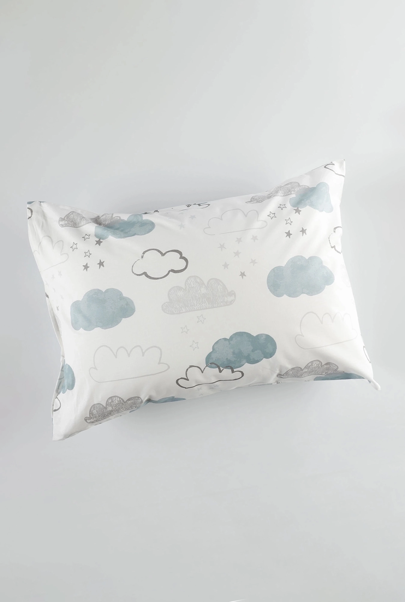 Jastučnica pamučni šifon plavi oblaci 1296