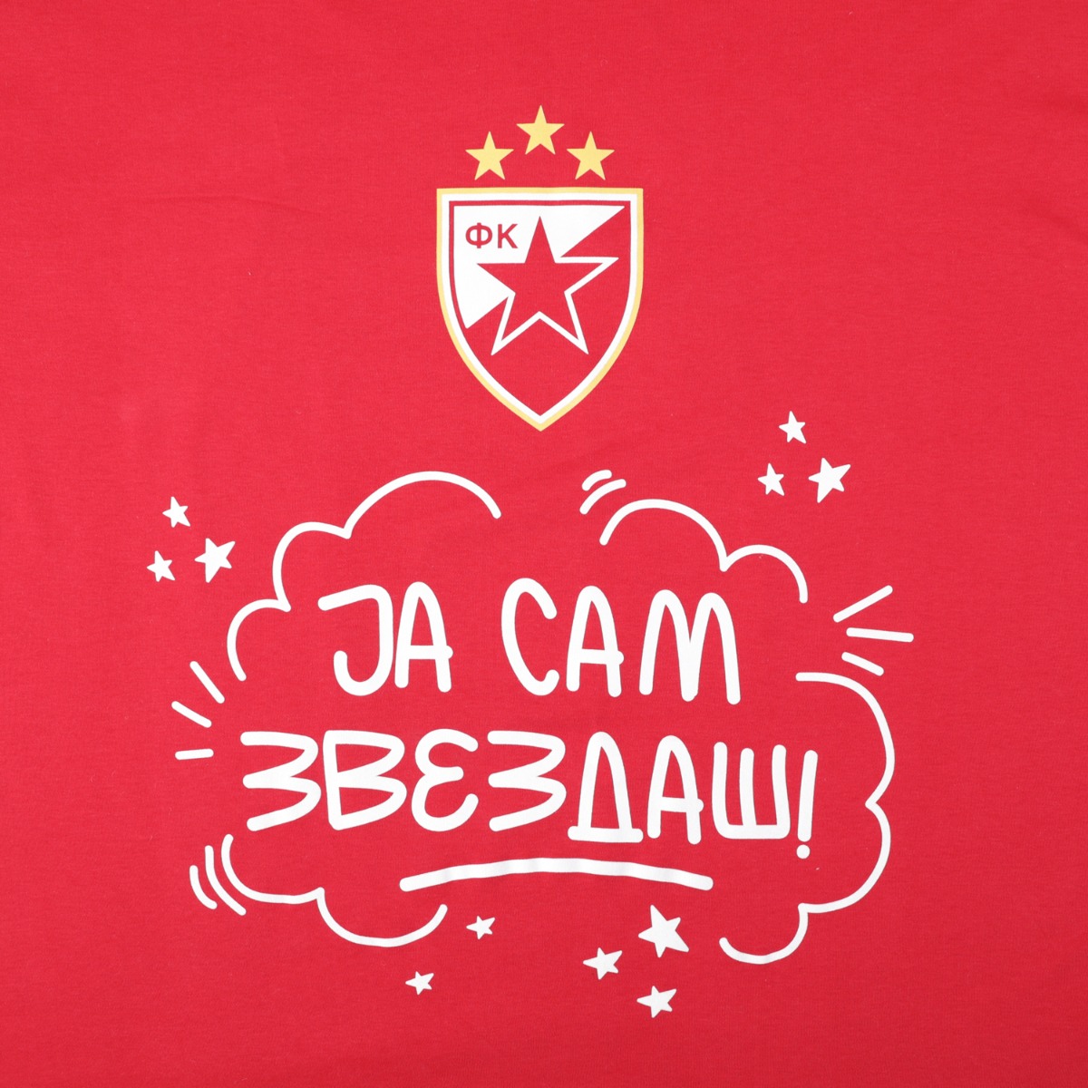 Prekrivač Crvena Zvezda crveni I ja sam zvezdaš