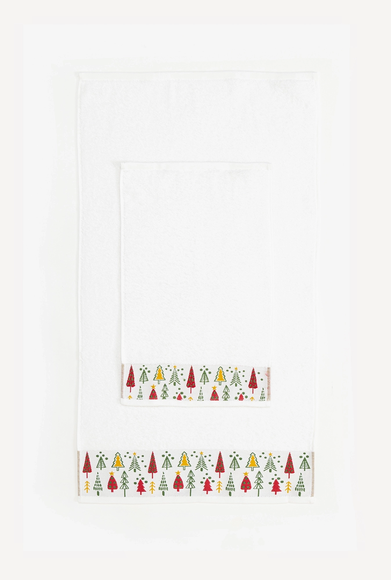 Set peškira 30x50x + 50x90 Bela