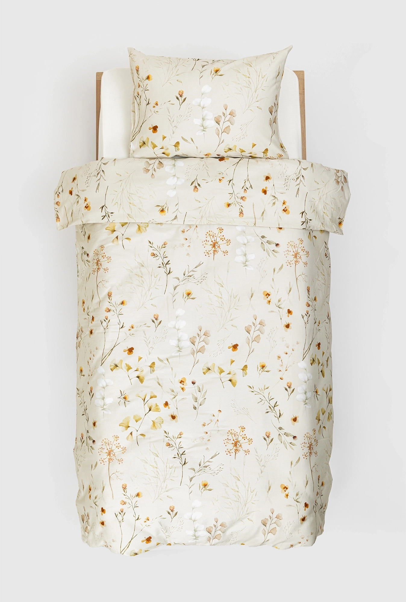 Posteljina od pamučnog satena Prolećni Herbarijum