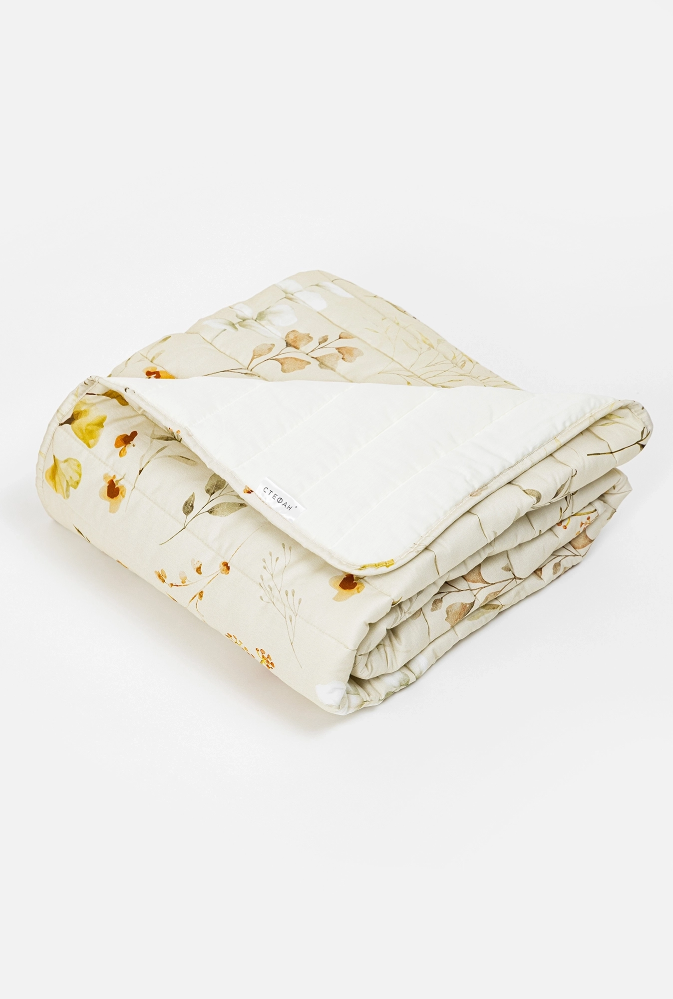 Prekrivač pamučni saten Prolećni Herbarijum