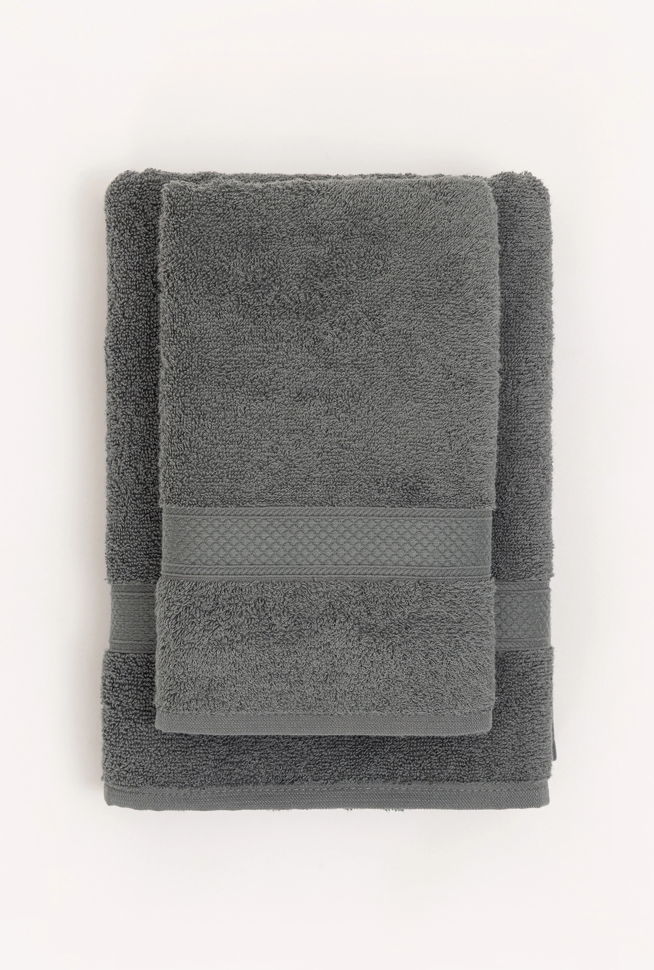 Set peškira 50x85 + 70x140 -siva