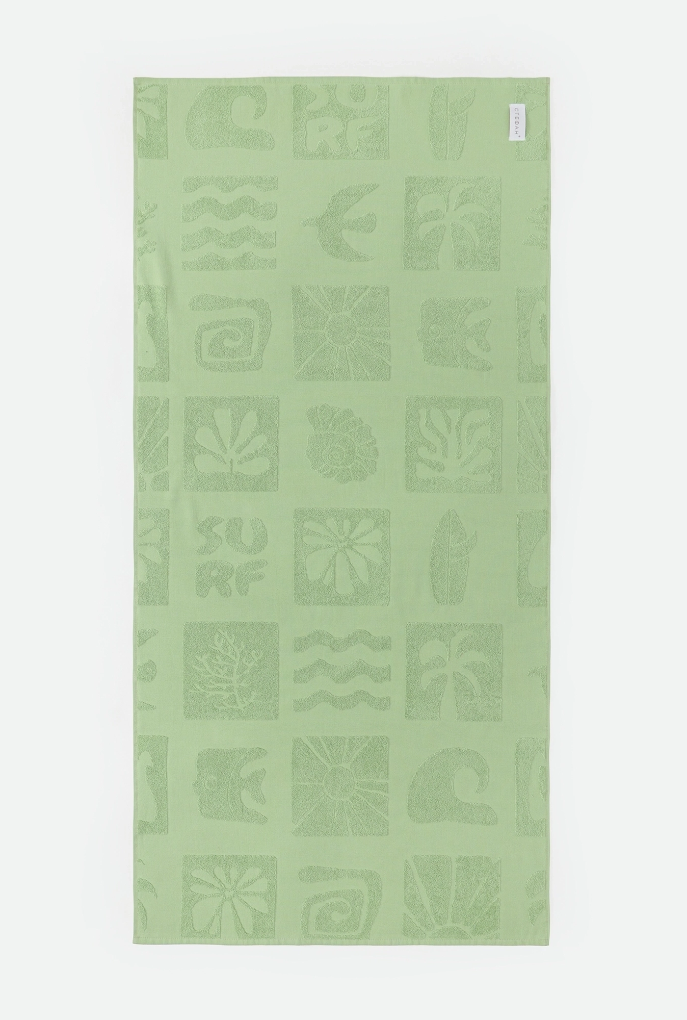 Plažni peškir Surf zelena