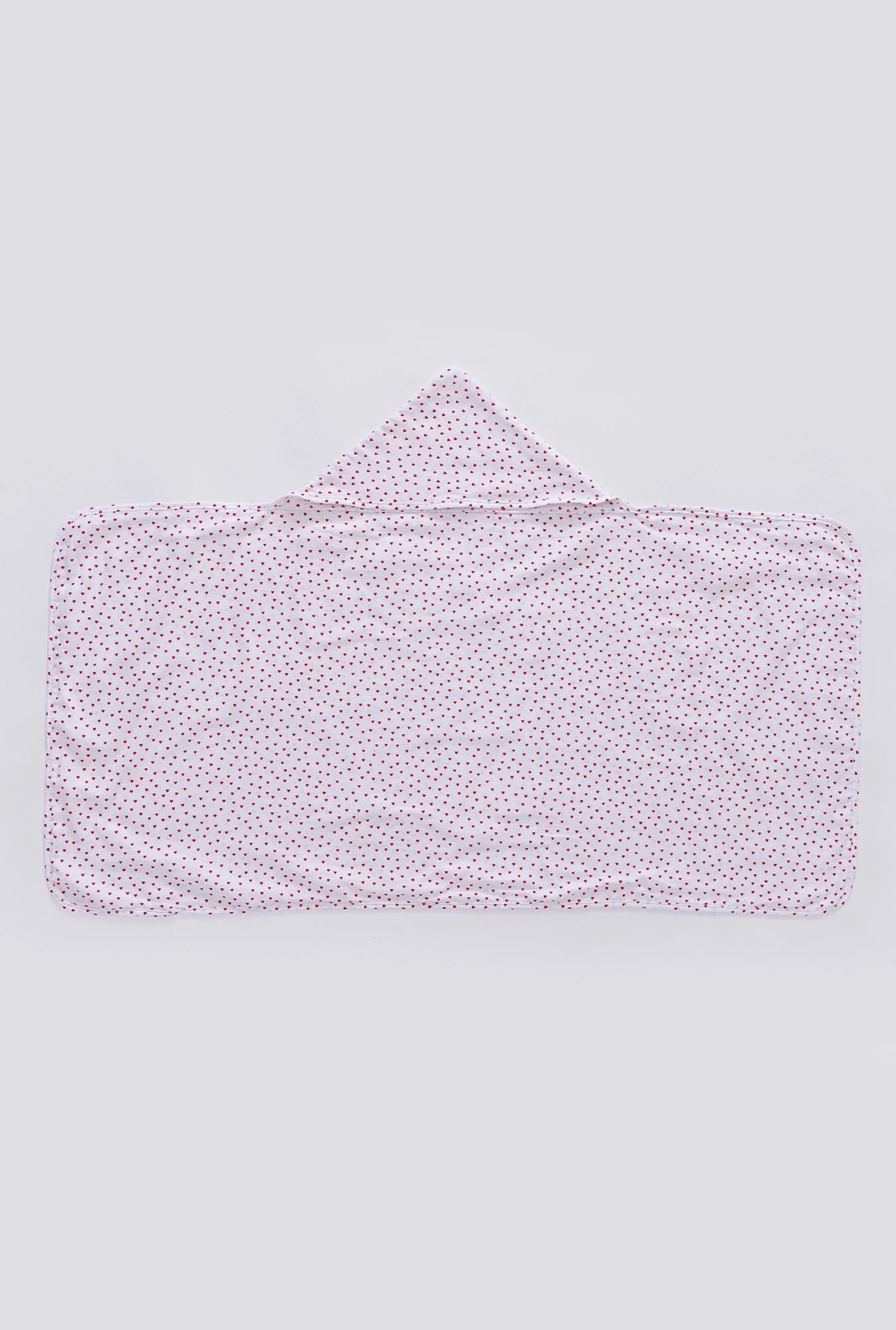Peškir sa kapuljačom od muslina 60x120 Srce